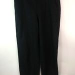 J. Crew 8 32 Black Linen Cotton Crop Pants Photo 0