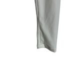 Alice + Olivia  Ecru Crystal-Embellished Scoop Neck Cutout Crepe Bodysuit Small Photo 10