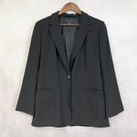 Banana Republic  Womens Stretch Blazer Jacket Size 14 Wool Blend Career Tailored Photo 0