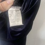 CDC Vintage 90s‎ Size 10 Dark Velvet Blue Witchy Grunge Fairy Maxi Dress Photo 6