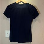 Everlane  Women’s Supima Cotton V Neck T Shirt Navy Blue Size Medium Made in USA Photo 5