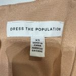 Dress the Population Floral 3D Embroidered Midi Sheath Dress Sz XS NWOT Photo 3