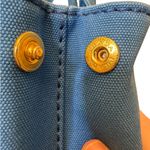 Prada Canapa Small Handbag Blue Canvas Photo 2