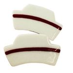 Nurse Cap Hat Earrings Pierced RN LPN Graduation Retirement Gift Vintage 1988 Photo 0