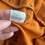 SheIn  Cut Out Tiered Mini Dress Size Small On or Off Shoulder Linen Like Photo 9