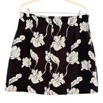 Adam Lippes Black White Floral Twill Pencil Skirt Women’s Size 14 Photo 2