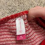 No Boundaries  Red Sleeveless Bustier Bodysuit Photo 1