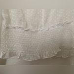 Haute Monde  Women’s White V-Neck Balloon Sleeve Smocked Blouse Top Size 1XL Photo 7