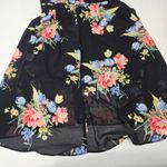 LPA  Button Up Midi Dress in Midnight Roses  Medium Photo 8