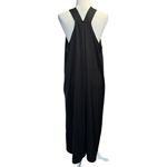 Donna Karan Sleepwear Black Halter Maxi Slip Dress XL Photo 2