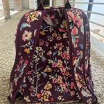 Vera Bradley Campus Backpack Maroon Floral Photo 2