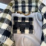 J.Crew  Plaid Oxford Long Wool Coat Gold Buttons Sz 2 / comes with matching skirt sz 4 Photo 6