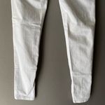 ZARA sz 4 white distressed boho jeans Photo 1