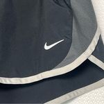 Nike Womens Size XS Black and Gray Athletic Running Shorts With Lining Wide Band Photo 3
