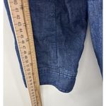 Talbots  Safari Hemp Blend Denim Jacket Front 4 Pockets Women's Blue Wash XLP Photo 6
