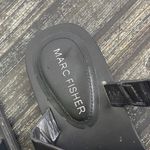 Marc Fisher Black & Silver Strappy Flat Sandal Shoes 9.5 Photo 7