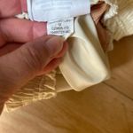 Nike Cream and Tan Athletic Shorts Lightweight Elastic Waistband Photo 3