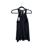 Amoena Sequin Top High Neck Key Hole Black Size Medium NEW with Tags Photo 4