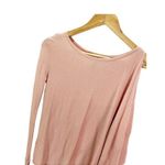 BCBG Max Azria Ksenia Asymmetric Sweater Knit Poncho Top Slit Sleeve Boatneck XS Photo 2