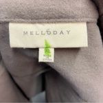 MELLODAY  Light Weight Zip Up Coat Pockets Collar Beige preppy neutral women’s XL Photo 9