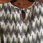 LIM Dress Size 14 Sleeveless Tiered Ruffle Paisley Print Casual Summer Green Photo 6