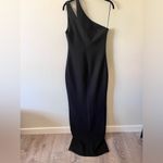 Likely  NYC One-Shoulder Black Maxi Gown With Slit Size 8 Photo 5