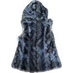 Peter Nygard Peter Nygård Faux Fur Hooded Vest Terra Brown Size 4P NWT Photo 1