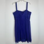 Tahari : Exude Elegance in this Deep Purple Silk Dress Photo 2