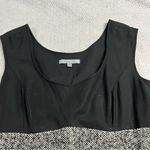 Classiques Entier ⭐ Classics Entier Black Grey Short Sleeve Tweed Bodycon Dress with Pockets Sz 6 Photo 2