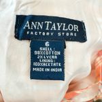 Ann Taylor  Plaid Sundress Red Orange‎ Pink Size 6 Y2K Preppy Retro Summer Vacay Photo 5