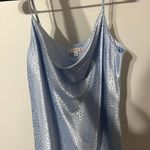 L LOVE Light Blue Stain Top Photo 1