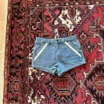 Free People Sweet Surrender Lace Pocket Denim Shorts Photo 3