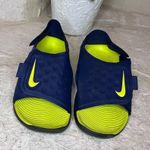 Nike navy blue/limegreen water shoes Photo 1