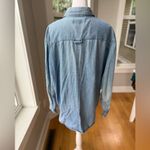 Vintage Partners Light Blue 100% Cotton Denim Jean Shirt Size Large Photo 3