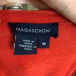 Magaschoni Magaschino cherry red tie button down M luxury cardigan Photo 2