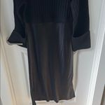 Saks 5th Avenue Saks Off 5th Black Long Sleeve Sheath Dress with Bell Sleeves Photo 3