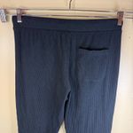 Alo Yoga Muse Ribbed Jogger Pants Black Lounge Comfort Drawstring Waist Size M Photo 6