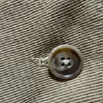 Ralph Lauren 100% Cotton Blazer Jacket Size 6 Tan Button Front Equestrian Style Photo 6