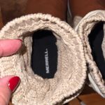 Merrell  Women Winter Boots Size 10.5 Tan Knit Cuff Lace Up Lug Sole Waterproof Photo 3