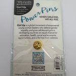 F.a.w.k. For All Woman Kind Grit & Grace Power Pin Empowerment Brooch For Her Black Photo 2