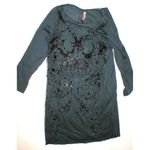 Roberto Cavalli New Womens 10 NWT Gray Lace Crystal Bead Dress 46 Designer Italy Photo 6