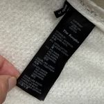 The Kooples  Ivory Boucle Blazer Size 38/M Open Front Black Trim‎ Pockets Photo 3