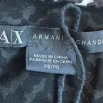 Armani Exchange AE Black White Shift Dress Long Sleeve Soft Size XS Women's Photo 10