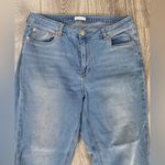 Avec Les Filles  - Mid Rise Ankle Cropped Light Wash Distressed Jeans - Size 29 Photo 1