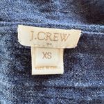 J.Crew blue v-neck 3/4 sleeve stretchy pullover soft loose fitting top size XS Photo 5
