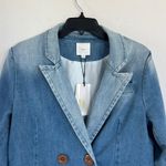 A loves A  Denim Western Double Breasted Blazer Size Medium NWT    Photo 1