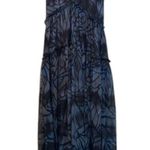 Free People JULIANNA ABSTRACT PRINT MAXI DRESS in Navy Size XS NWT Photo 7