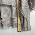 Baci Tunic Top Women Medium Multi Silk Draped Blouse Artsy Casual Flowy Ruffle‎ Photo 7