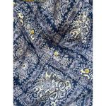 Anthropologie Akemi & Kin M Coconino Buttondown Blouse Shirt Top Purple Blue Photo 3