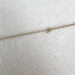 Forever 21 Gold Tone Adjustable Chain Necklace with Pink Floral Heart Pendant Charm Photo 4